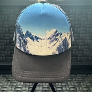 Port Authority / Real Picture Mountain Peaks Sky Ski Trip Snapback Trucker Cap